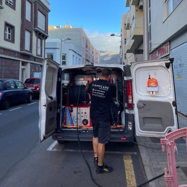 drain unblocking Tenerife North